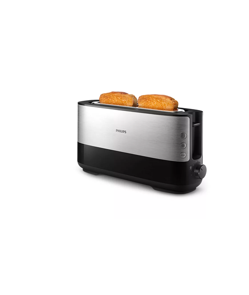 Philips Toaster HD2692/90 Viva Collection Power 950 W, Number of slots 2, Housing material Metal/Plastic, Black