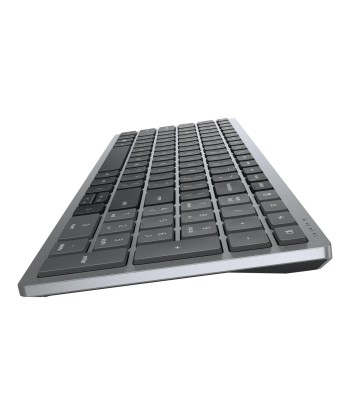 Беспроводной комплект клавиатуры и мыши Dell KM7120W - титаново-серый (RU)