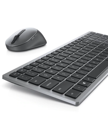 Juhtmevaba klaviatuur ja hiir Dell Keyboard and Mouse KM7120W, Batteries included, US, Titan Gray