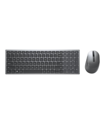 Juhtmevaba klaviatuur ja hiir Dell Keyboard and Mouse KM7120W, Batteries included, US, Titan Gray