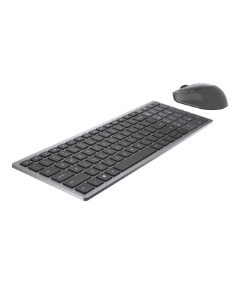 Juhtmevaba klaviatuur ja hiir Dell Keyboard and Mouse KM7120W, Batteries included, US, Titan Gray