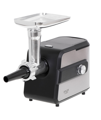 Adler Meat mincer with a shredder AD 4813 Silver/Black, 600 W, Number of speeds 2, Throughput (kg/min) 1