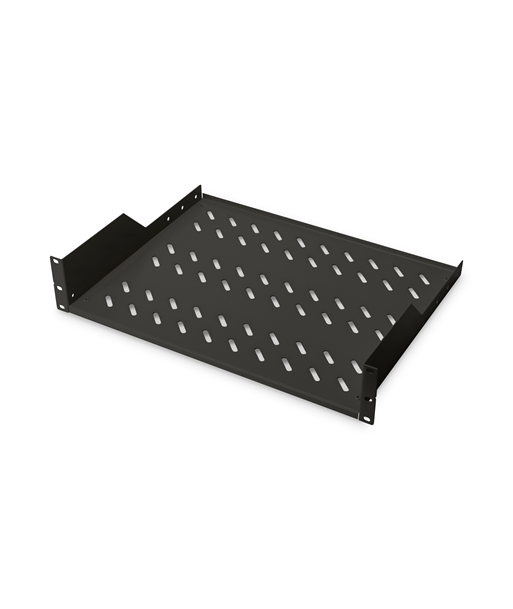 Digitus 2U Fixed Shelf for Racks DN-19 TRAY-2-SW Black