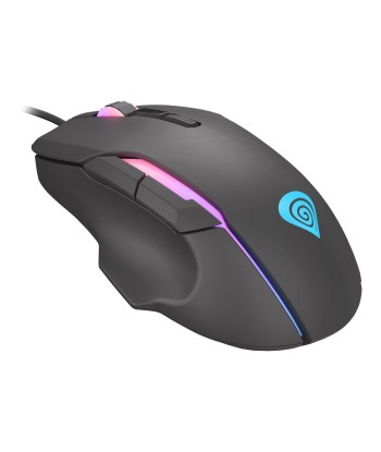 GENESIS Xenon 220 Gaming Mouse, 500 - 6400DPI, Wired, Black