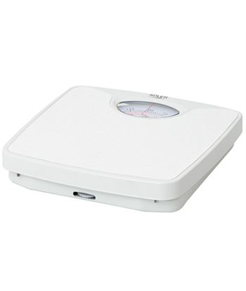 Adler Mechanical bathroom scale AD 8151w Maximum weight (capacity) 130 kg, Accuracy 1000 g, White