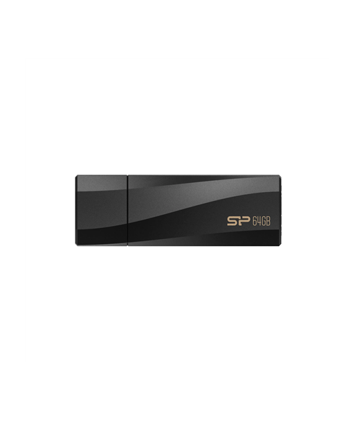 Silicon Power USB Flash Drive Blaze Series B07 64 GB, Type-A USB 3.2 Gen 1, Black