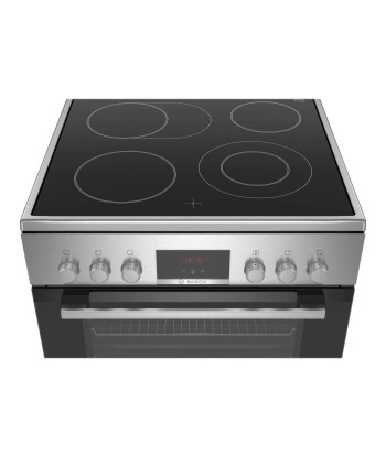 Bosch Cooker HKR39A250U Hob type Vitroceramic, Oven type Electric, Stainless steel, Width 60 cm, Electronic ignition, Grilling