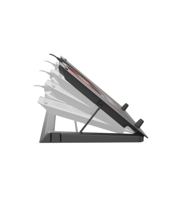 GENESIS OXID 550 Охлаждающая подставка для ноутбука - 15.6-17.3", 5 Вентиляторов, LED, 1 USB