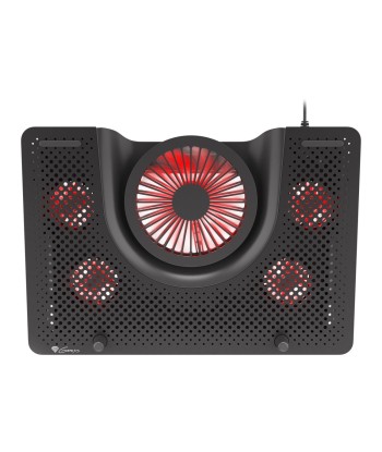GENESIS OXID 550 Sülearvuti jahutuspad - 15.6-17.3", 5 Ventilaatorit, LED, 1 USB