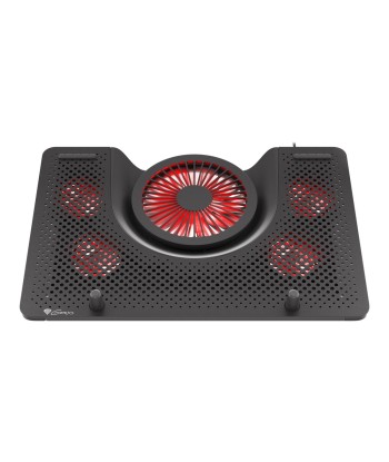 GENESIS OXID 550 Sülearvuti jahutuspad - 15.6-17.3", 5 Ventilaatorit, LED, 1 USB