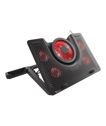 GENESIS OXID 550 Охлаждающая подставка для ноутбука - 15.6-17.3", 5 Вентиляторов, LED, 1 USB