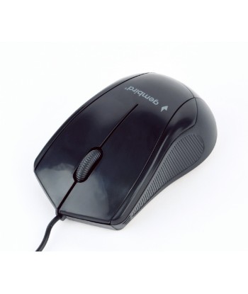 Gembird MUS-3B-02 Optical mouse, Black