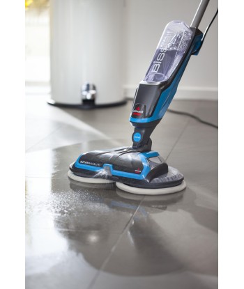 Mop, SpinWave, Corded operating, Washing function, Power 105 W, Blue/Titanium