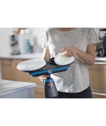 Mop, SpinWave, Corded operating, Washing function, Power 105 W, Blue/Titanium