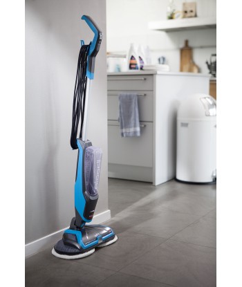 Mop, SpinWave, Corded operating, Washing function, Power 105 W, Blue/Titanium