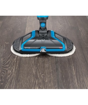 Mop, SpinWave, Corded operating, Washing function, Power 105 W, Blue/Titanium