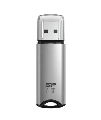 Silicon Power USB Flash Drive Marvel Series M02 64 GB, Type-A USB 3.2 Gen 1, Silver