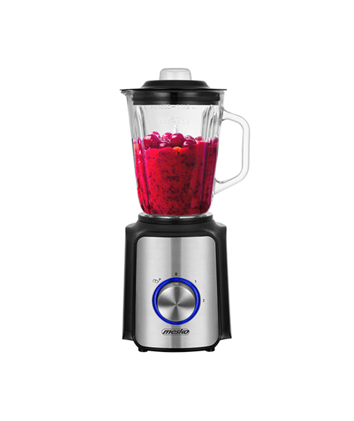 Mesko MS 4080 Tabletop Blender - 600W, 1.5L Glass Jar, Ice Crushing - Black/Silver Mesko MS 4080 Tabletop Blender - 600W, 1.5L Glass Jar, Ice Crushing - Black/Silver