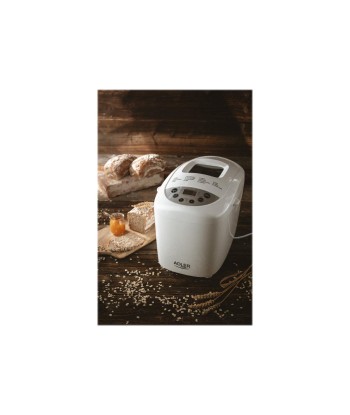 Adler Bread maker AD 6019 Power 850 W, Number of programs 15, Display LCD, White