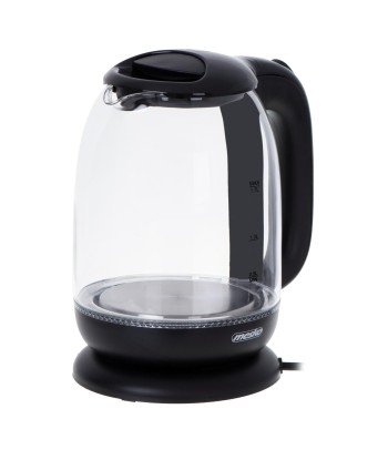 Veekeetja Mesko MS 1302b Electric, 2200 W, 1.7 L, Glass, 360° rotational base, Black