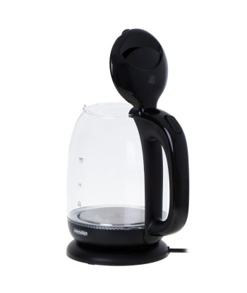 Mesko Kettle MS 1302b Electric, 2200 W, 1.7 L, Glass, 360° rotational base, Black