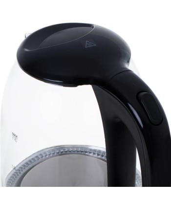 Veekeetja Mesko MS 1302b Electric, 2200 W, 1.7 L, Glass, 360° rotational base, Black