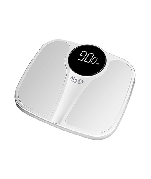 Adler AD 8172w Bathroom Scale - 180kg Capacity, BMI, White Adler AD 8172w Bathroom Scale - 180kg Capacity, BMI, White