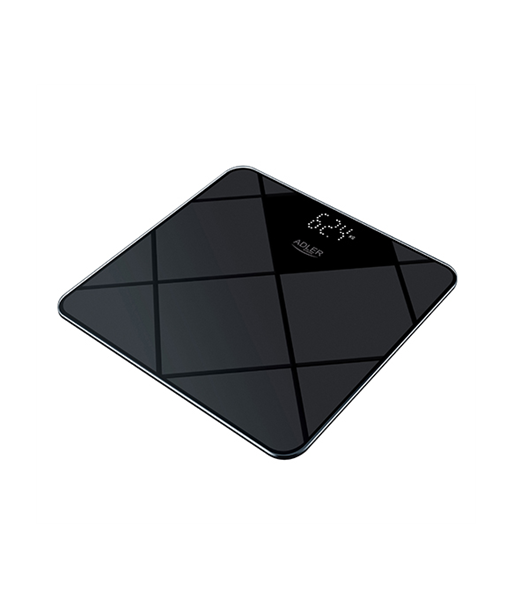 Adler AD 8169 Bathroom Scale - Graphite/Black, 180kg Capacity, 100g Accuracy