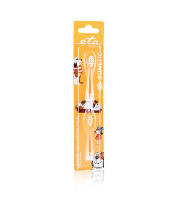 ETA Toothbrush Replacement Heads for Kids - ETA0710 (2pcs, White)