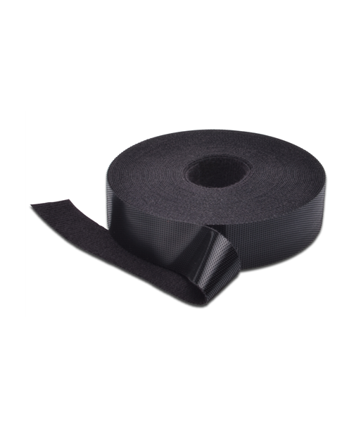 Digitus Takjakinnitusteip - 20mm x 10m - Must - Korduvkasutatav ja Reguleeritav Digitus Takjakinnitusteip - 20mm x 10m - Must - Korduvkasutatav ja Reguleeritav