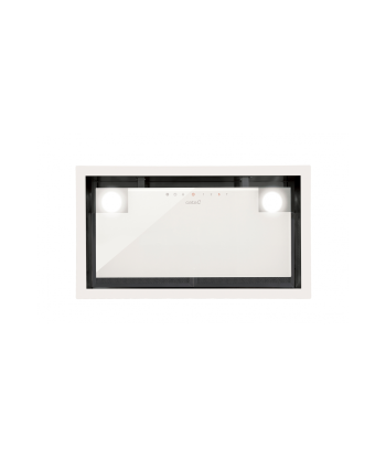 Вытяжка CATA GC DUAL A 45 XGWH Canopy, Energy efficiency class A, Width 45 cm, 820 m³/h, Touch control, LED, White glass