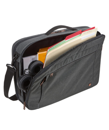 Case Logic Era Hybrid Briefcase Fits up to size 15.6", Obsidian, Shoulder strap, Messenger - Briefcase/Backpack