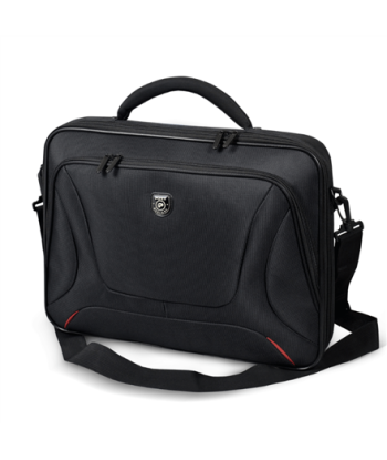 Port Designs Courchevel Fits up to size 17.3", Black, Shoulder strap, Messenger - Briefcase