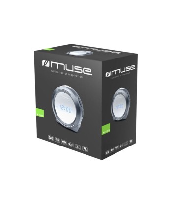 Muse Clock radio PLL M-12CR Black, Alarm function