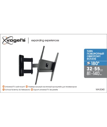 Vogels MA3040-A1 Полноповоротное Настенное Крепление для ТВ 32-65"