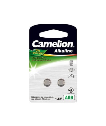 Camelion AG9/LR45/LR936/394, Alkaline Buttoncell, 2 pc(s)