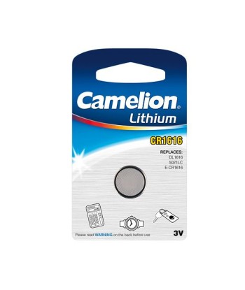 Camelion CR1616 Lithium Button Cell Battery - Single Pack