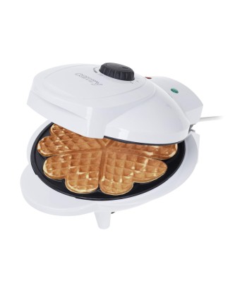 Camry Waffle maker CR 3022 1000 W, Number of pastry 5, Heart shaped, White