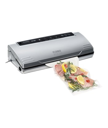 Caso VC 100 Bar Vacuum Sealer - Silver Power 120W with Temperature Control