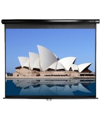 Elite Screens Manual Series M113UWS1 Diagonal 113 ", 1:1, Viewable screen width (W) 203 cm, Black