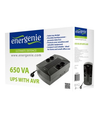 EnerGenie UPS AVR 650VA (390W) 220V - Usaldusväärne varutoide