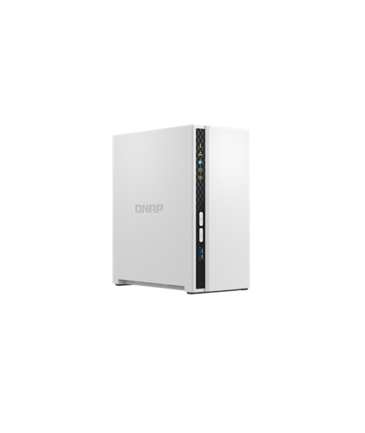QNAP 2-Bay ARM 	TS-233 Up to 2 SATA 6Gb/s, 3Gb/s, Cortex-A55, Processor frequency 2.0 GHz, 2 GB, N/A, 2 x USB 2.0, 1 x USB 3.2