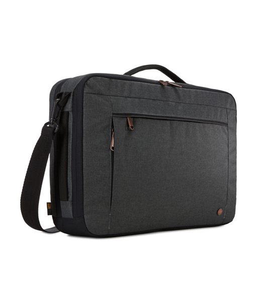Case Logic Era Hybrid Briefcase Fits up to size 15.6", Obsidian, Shoulder strap, Messenger - Briefcase/Backpack