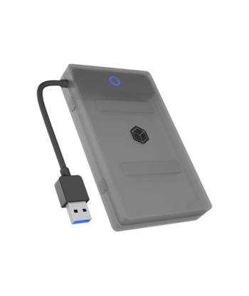 Icy Box IB-AC603b-U3 2.5" SATA III to USB 3.2 Gen 1 Адаптер с защитным кейсом - Черный