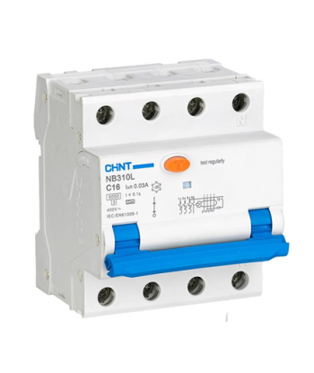 Chint RCBO Автоматический выключатель NB3-10L/3N 3P+N C32 30mA A 6kA
