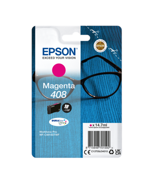 Epson DURABrite Ultra 408L Ink cartrige, Magenta