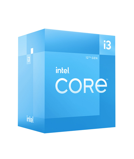 Intel i3-12100F, 3.30 GHz, FCLGA1700, Processor threads 8, Packing Retail, Processor cores 4, Component for Desktop