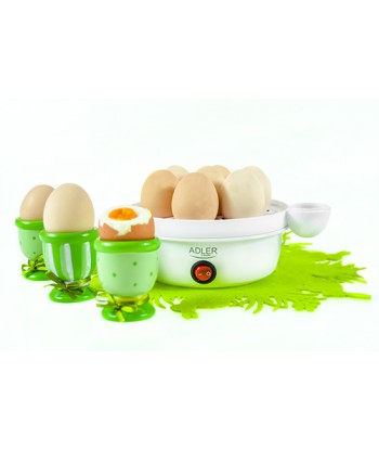 Adler Egg Boiler AD 4459 450 W, White, Eggs capacity 7