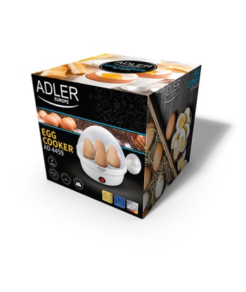Adler Egg Boiler AD 4459 450 W, White, Eggs capacity 7