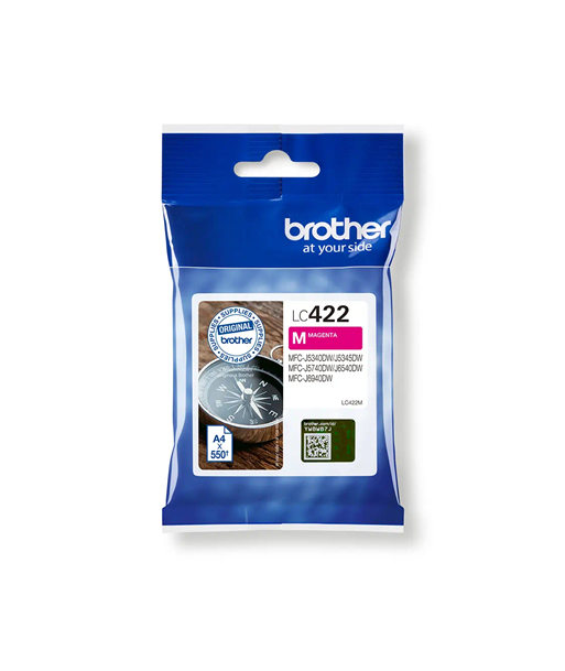 Brother LC422M Ink Cartridge, Magenta